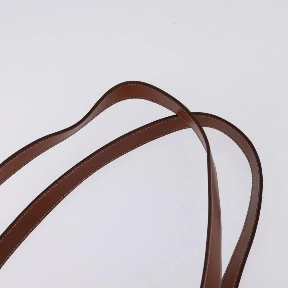 Authentic CELINE Macadam Canvas Shoulder Bag PVC Beige Gold - Picture 15 of 16